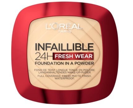 L’Oréal Paris Infaillible 24H Fresh Wear Foundation in a powder, 130 True Beige